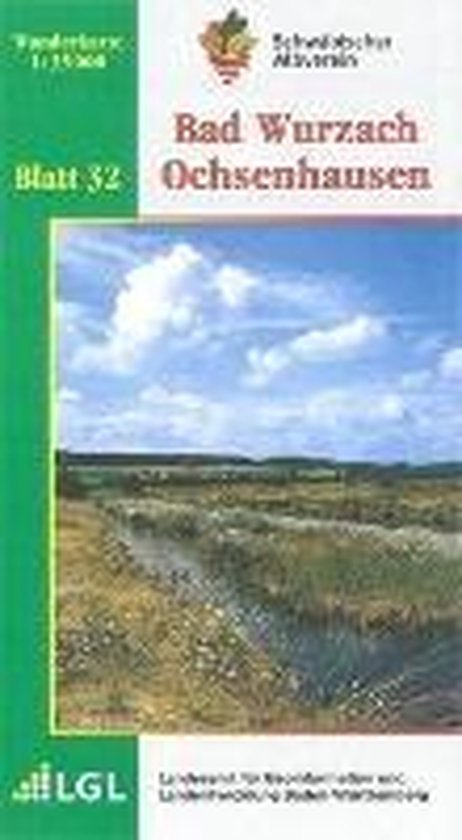Karte des Schwäbischen Albvereins 32 Bad Wurzach - Ochsenha ... - cover