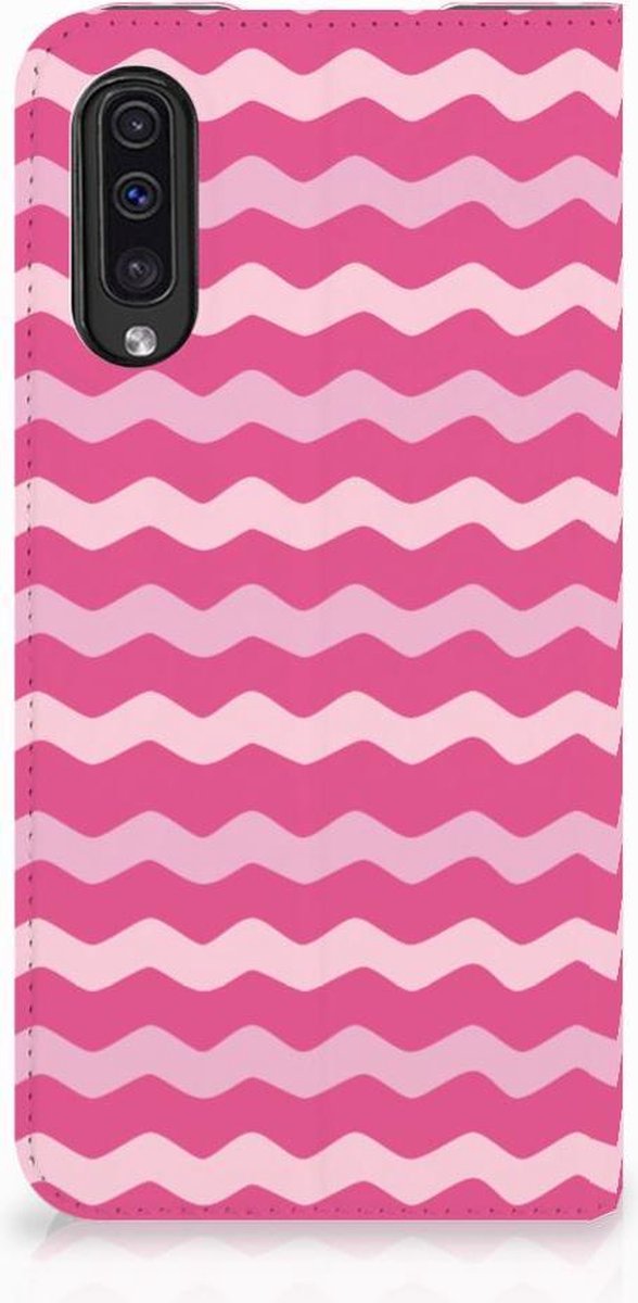 Samsung Galaxy A50 Hoesje met Magneet Waves Pink