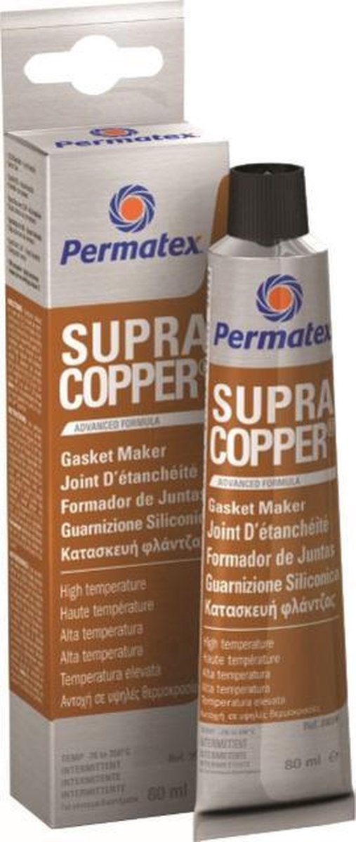 Permatex® Ultra Copper® Maximum Temperature RTV Silicone Gasket Maker 35145