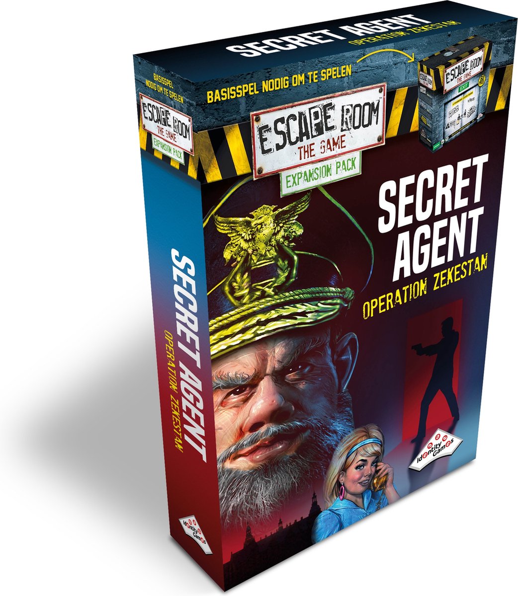 Escape Room The Game uitbreidingsset Secret Agent - Identity Games