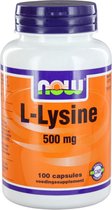 Now L-Lysine 500 mg Capsules 100 st