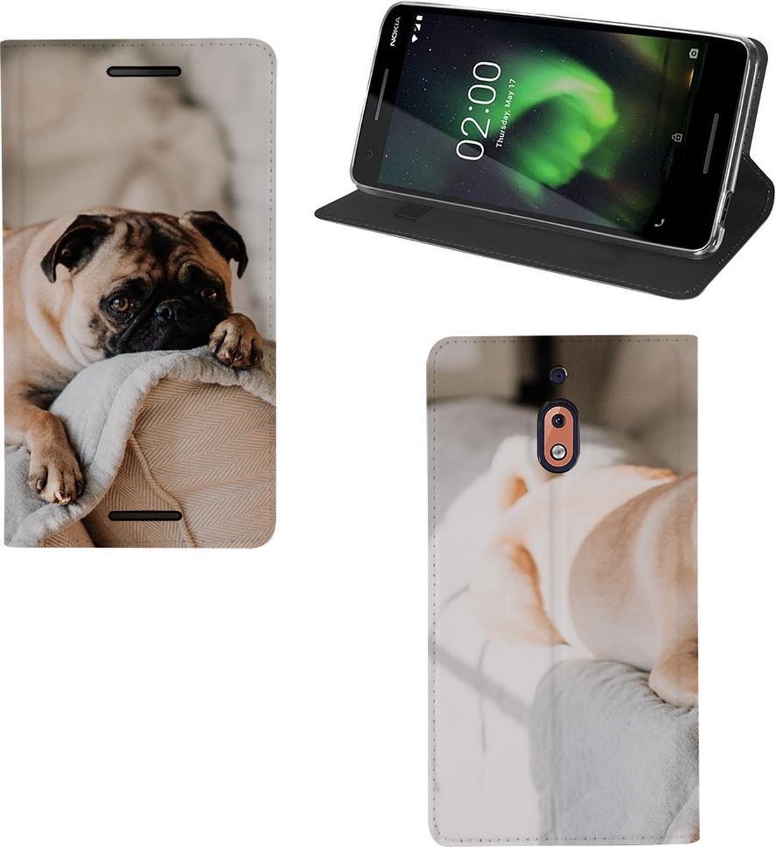 Nokia 2.1 Standcase Hoesje Maken met Foto
