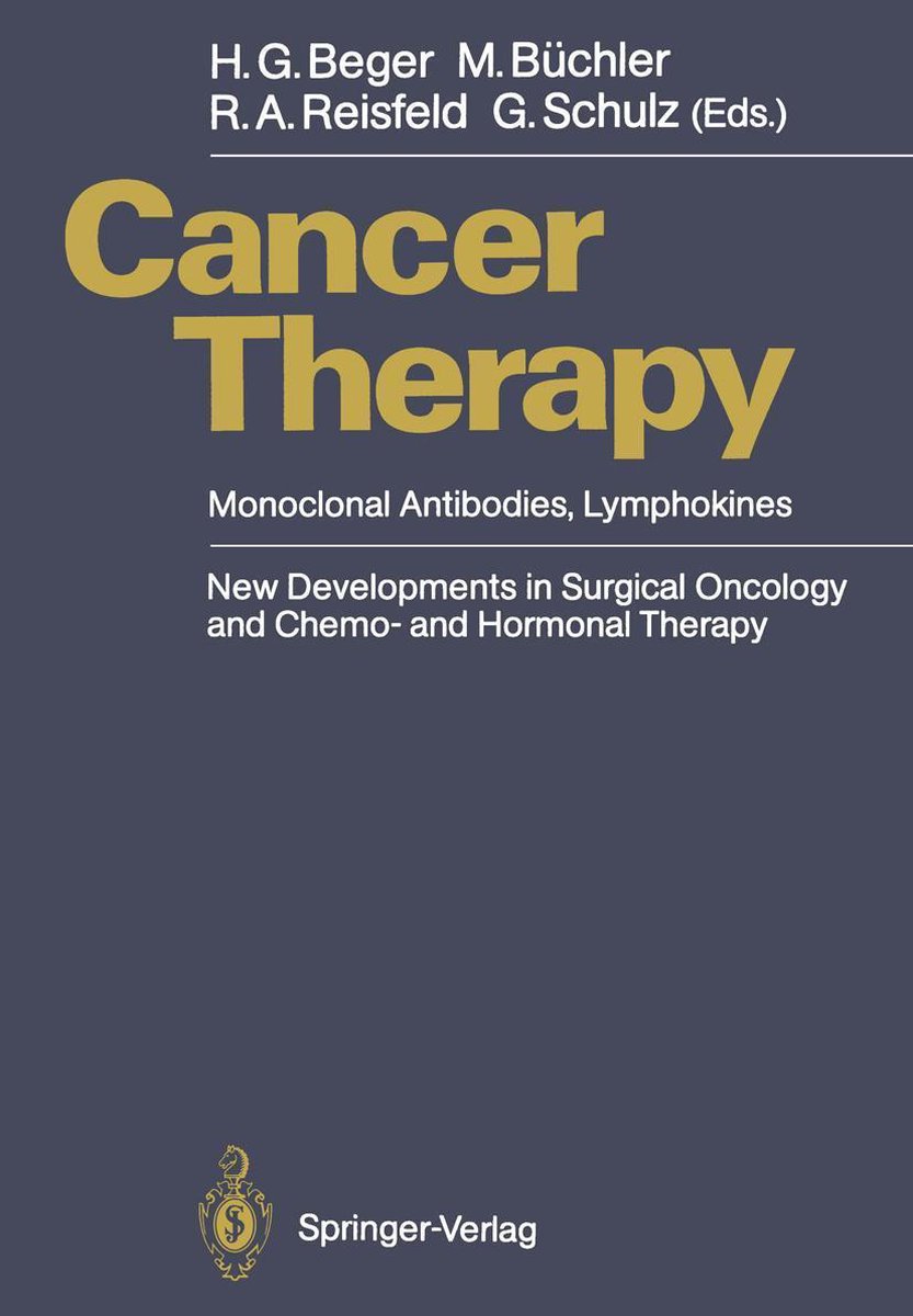 Cancer Therapy - Hans G. Beger