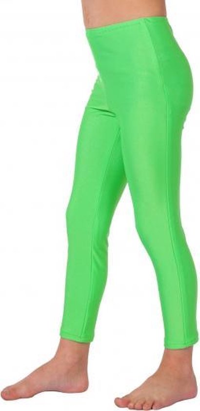 Middellandse Zee Harde wind Wiskundig Neon groene kinder legging 152 | bol.com