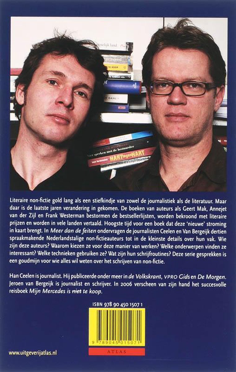 Meer Dan De Feiten - back cover