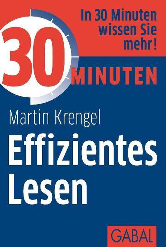 30 Minuten - 30 Minuten Effizientes Lesen - cover