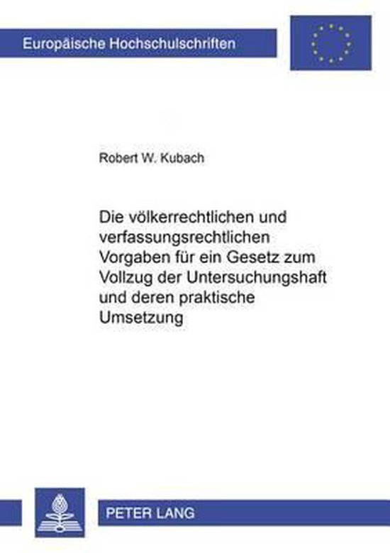 Europaeische Hochschulschriften Recht-Die Voelkerrechtlichen ... - cover