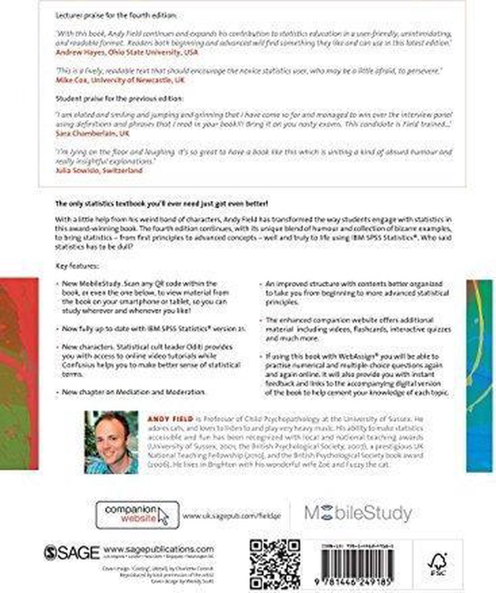 Discovering Statistics IBM SPSS Statisti - back cover