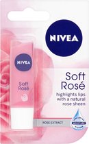 Nivea Soft Rosé | Lippen Balsem | Verzorgd, zijdezacht
