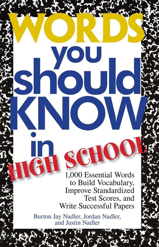 Words You Should Know In High School - cover