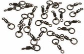 Fox Flexi Ring Swivels Size 7 Qty:10 (Cac289)
