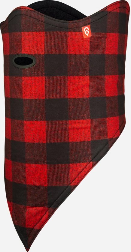 Airhole Facemask Standard - 2 Layer - Red Buffalo - S/M