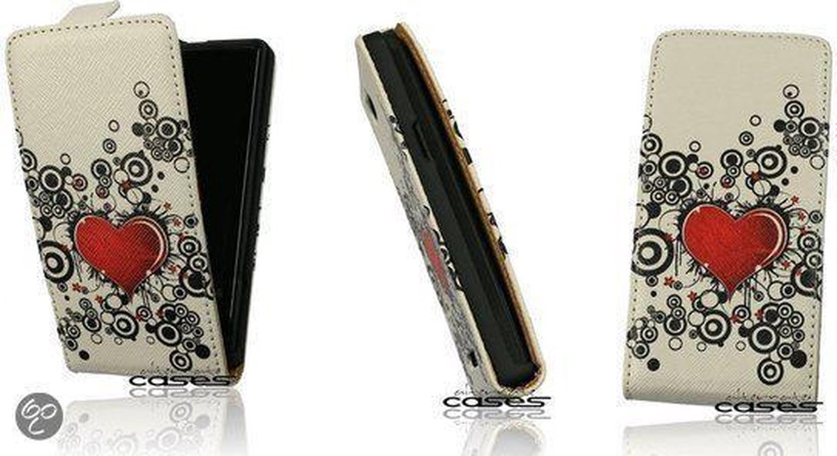 Alternate Hart Motief Flip Case Cover Hoesje Samsung Galaxy S3 i9300