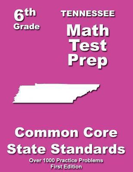 Tennessee 6th Grade Math Test Prep - cover