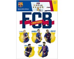 Muursticker FC Barcelona - 11 spelers - 14 stickers