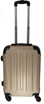 Handbagage koffer 51cm 4 wielen trolley - Champagne