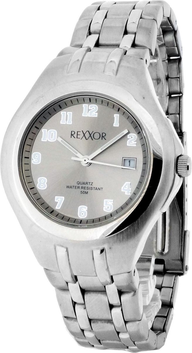 Rexxor 242-7106-88 Horloge - Staal - Zilverkleurig - Ø 38 mm