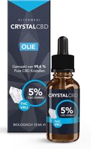 Crystal CBD - 5% CBD Olie Zonder Smaak - 100% Natuurlijk - 0% THC Gehalte