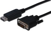 Digitus AK-340301-030-S DisplayPort-kabel DisplayPort / DVI Adapterkabel DisplayPort stekker, DVI-D 24+1-polige stekker
