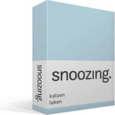 Snoozing - Laken - Katoen - Eenpersoons - 150x260 cm - Hemel