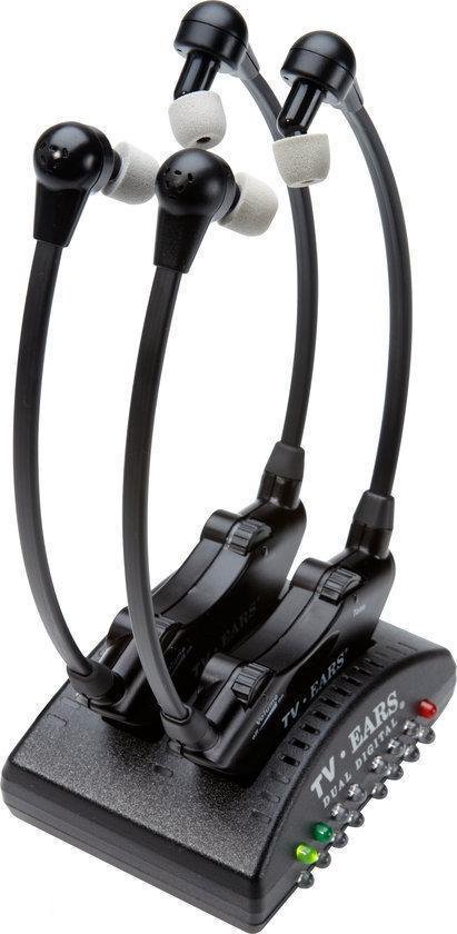 TV ears 5.0 Dual Digital draadloze hoofdtelefoons voor slechthorende |  bol.com