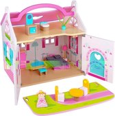 Poppenhuis-draagbaar