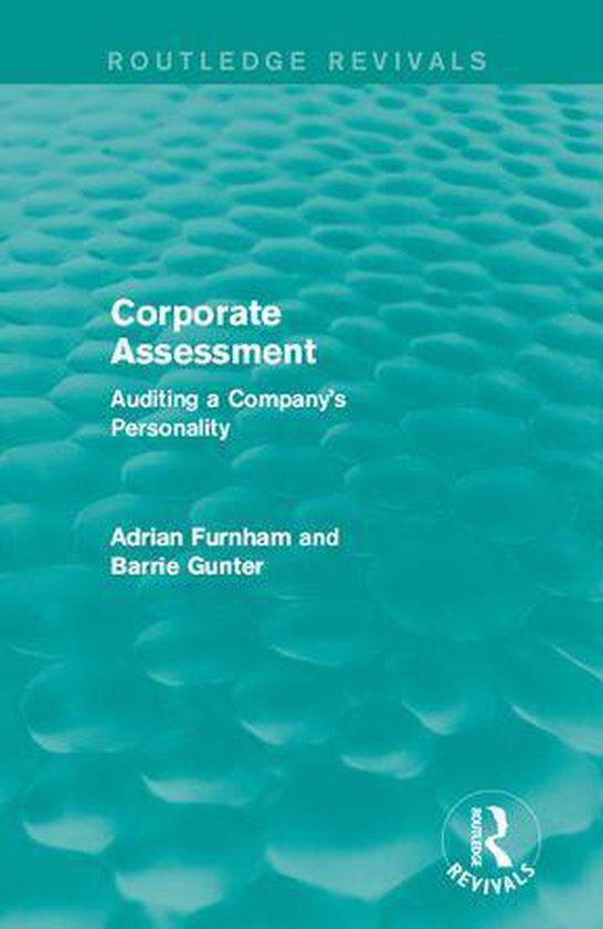 Routledge Revivals - Corporate Assessment (Routledge Revival ... - cover