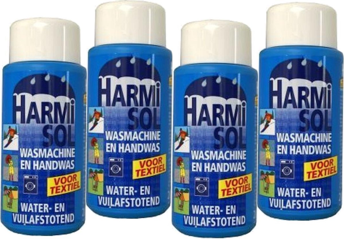 4-pak Harmisol vloeibaar waterdicht voor textiel 4x 200 ml | bol.com