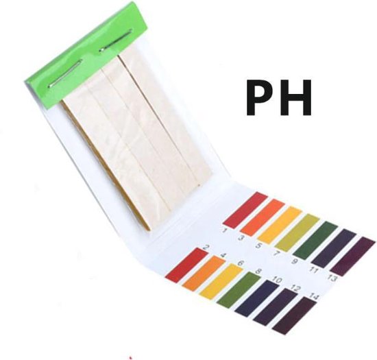 Complete set PH papier - 80 strips - PH meter - Mapje lakmoes strips - Voor tuin, aquarium, laboratorium of zwembad - Zuur / Base