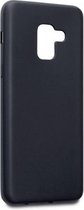 Telefoon Hoesje zachte achterkant - Back Cover voor Samsung Galaxy A8 2018 A530 - Zwart