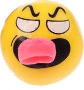 Toi-toys Bal Flashing Met Lichteffect Boos 5 Cm Rubber Geel