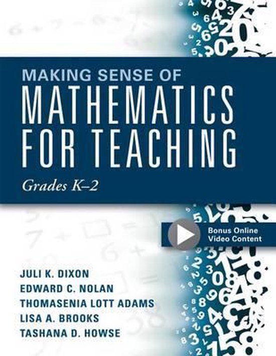 Making Sense of Mathematics for Teaching Grades K-2 - cover