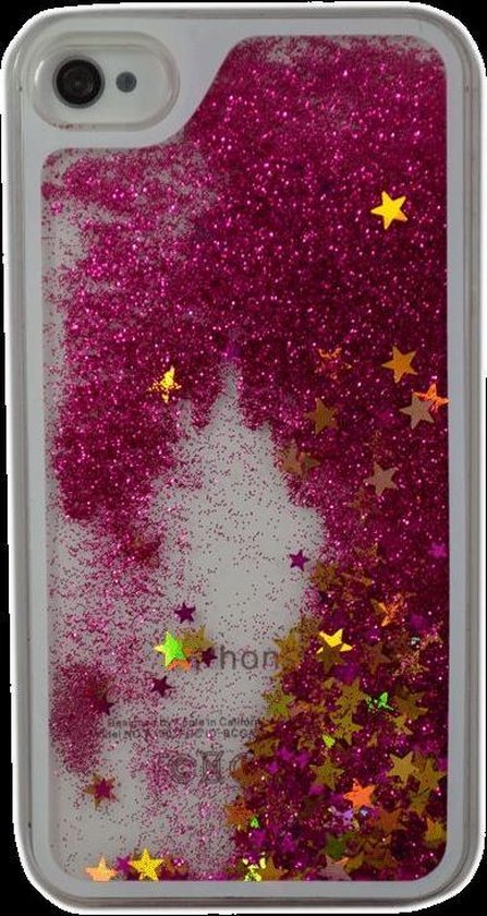 theater Allerlei soorten Dierentuin s nachts Iphone 4/4s Donker Roze Liquid Glitter Case Hoesje | bol.com