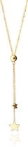 Montebello Ketting Arya Gold - 316L Staal - Ster - 46+5cm