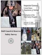 Evaluation of the Dod Safety Program - Dod Guard & Reserves Safety Survey