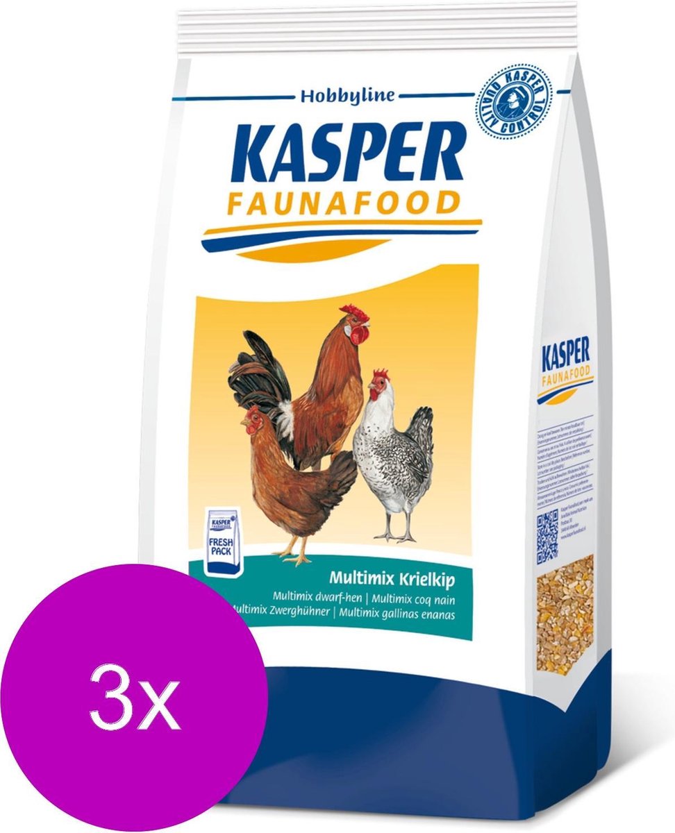Kasper Fauna Food Multimix Krielkip 3x 4 | bol.com