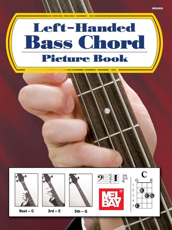 Left-Handed Bass Chord Picture Book - cover