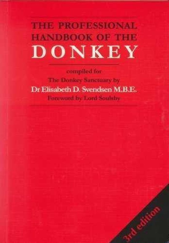 The Professional Handbook of the Donkey - cover