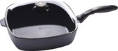 Swiss Diamond XD Sauteerpan - incl. Deksel - Non-Stick - 28x28 cm - Zwart