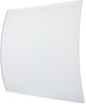 Awenta Pro Design - badkamer/toilet ventilator - standaard - Ø100mm - gebogen glas - mat wit
