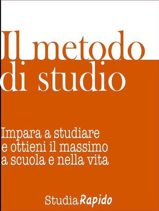 Il metodo di studio - cover