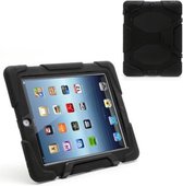 SMH Royal - Survivor Tough Combo Case voor iPad 2 / 3 / 4  Hoesje / Cover / Hoes / Tablethoes |  Zeer sterk en robuust - Zwart