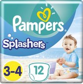 Pampers Splashers 12 Wegwerpbare Zwemluiers - Maat 3-4