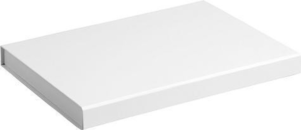Geschenkdoos magneetdoos - Luxe Giftbox, 31x22x2,5 cm WIT (5 stuks)