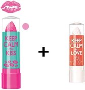 Rimmel Keep Calm and Kiss Pink Blush & Keep Calm and Love Crystal Clear Lip Balm