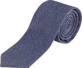 Stropdas Linnenlook Blauw