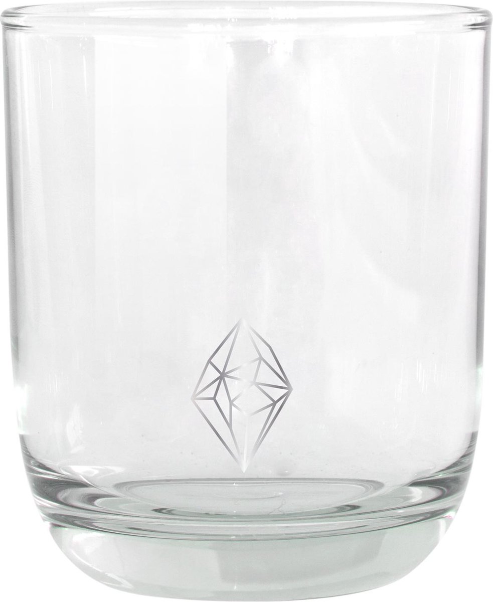 TAK Design Drinkglas Diamond Laag - Glas - Ø7,8 x 8,8 cm - Goud