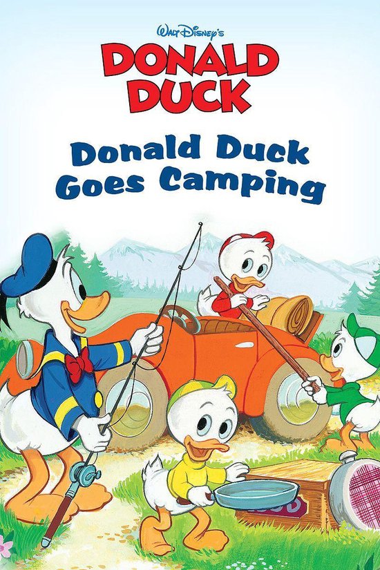 Donald Duck Goes Camping - cover