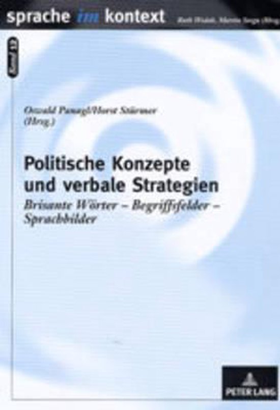 Politische Konzepte und verbale Strategien - cover