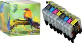 Ink Hero - 8 Pack - Inktcartridge / Alternatief voor de Brother LC1240 DCP J525W J725DW J925DW MFC J430W J5910DW J625DW J6510DW J6710D J6710DW J6910DW J825DW